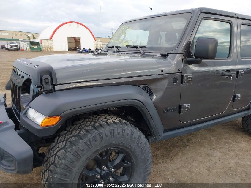 2021 Jeep Wrangler Unlimited Willys VIN: 1C4HJXDN1MW503747 Lot: 12323308