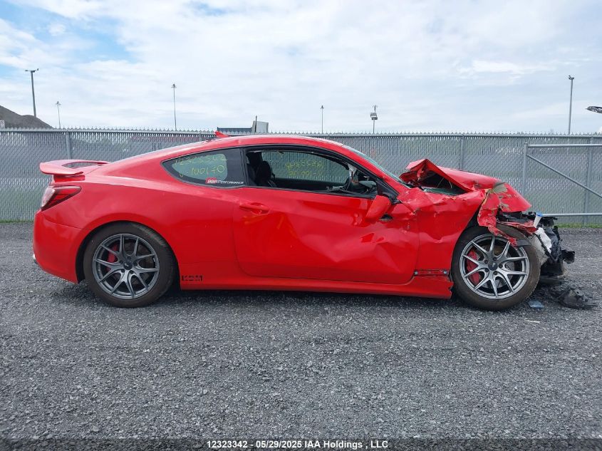 2013 Hyundai Genesis Coupe 2.0T VIN: KMHHT6KD9DU100170 Lot: 12323342