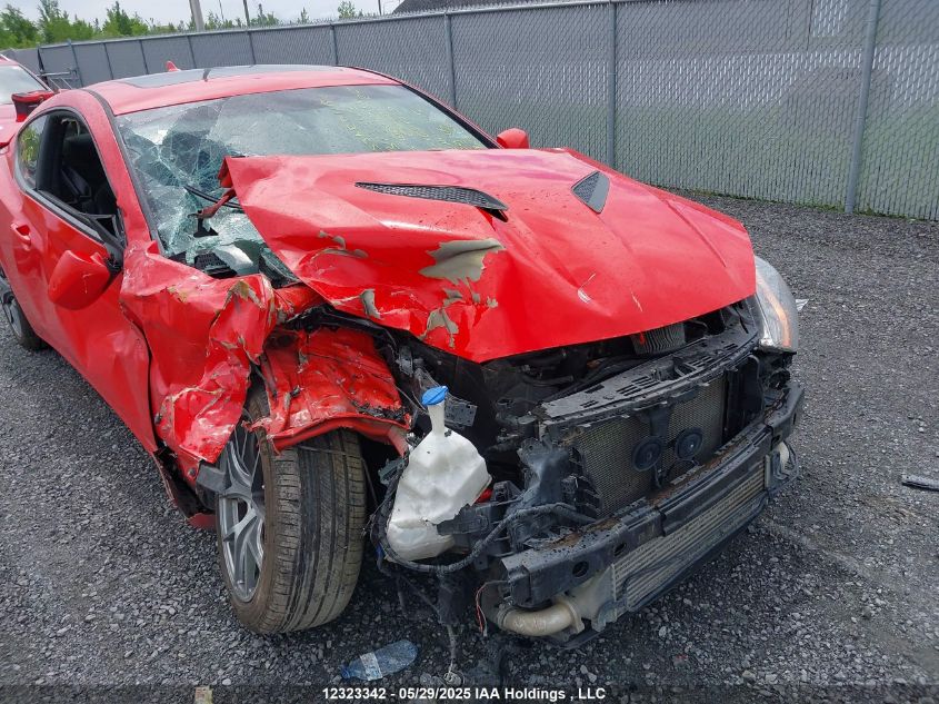 2013 Hyundai Genesis Coupe 2.0T VIN: KMHHT6KD9DU100170 Lot: 12323342