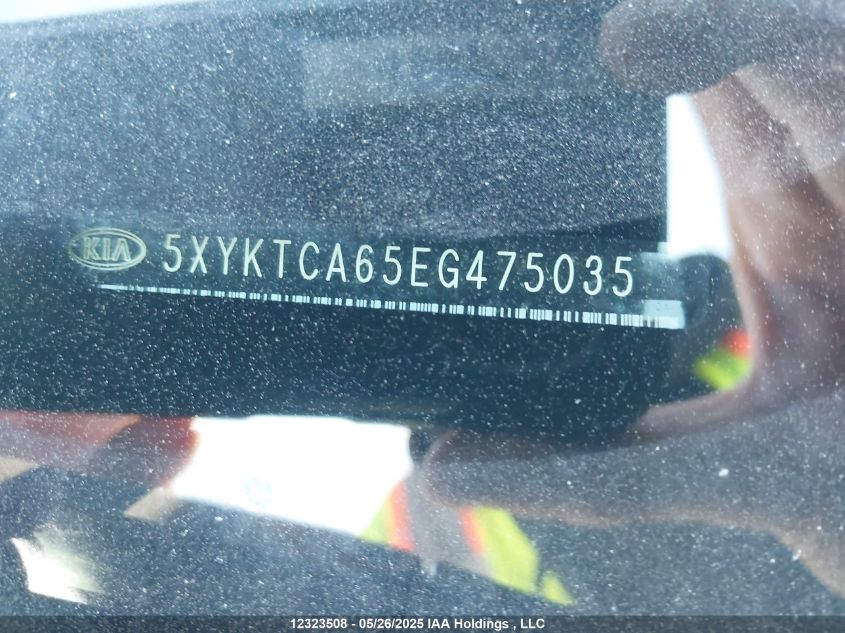 2014 Kia Sorento Lx/Lx Premium/Se VIN: 5XYKTCA65EG475035 Lot: 12323508