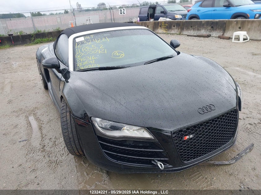Vin: wuavnafg8bn000421, lot: 2696409, audi r8 5.2 quattro 2011 img_1