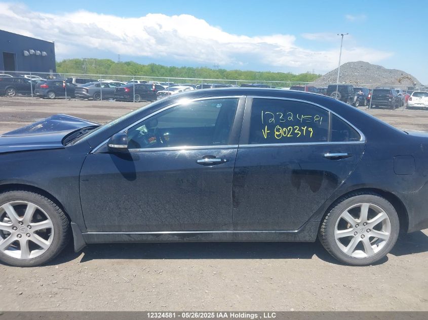 2005 Acura Tsx VIN: JH4CL96845C802349 Lot: 12324581