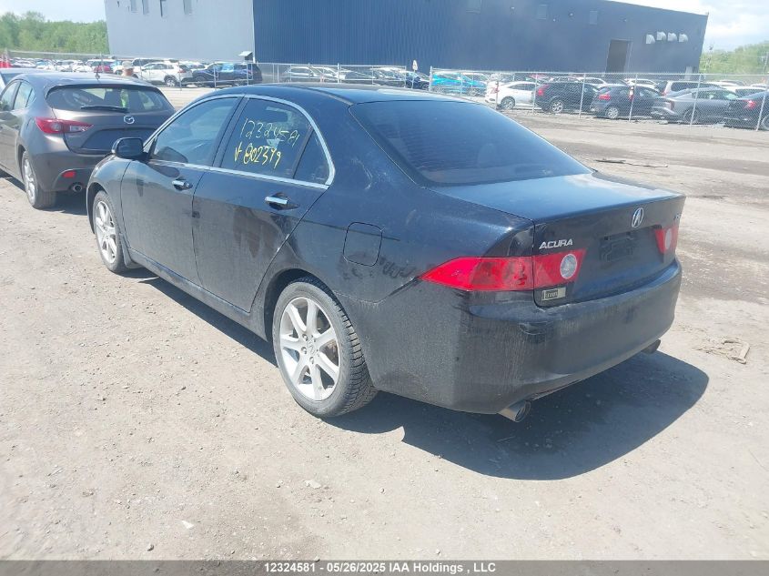 2005 Acura Tsx VIN: JH4CL96845C802349 Lot: 12324581