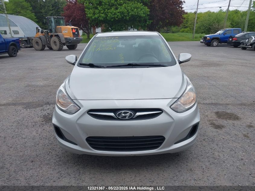 2014 Hyundai Accent Gl VIN: KMHCT4AE9EU662676 Lot: 12321367X