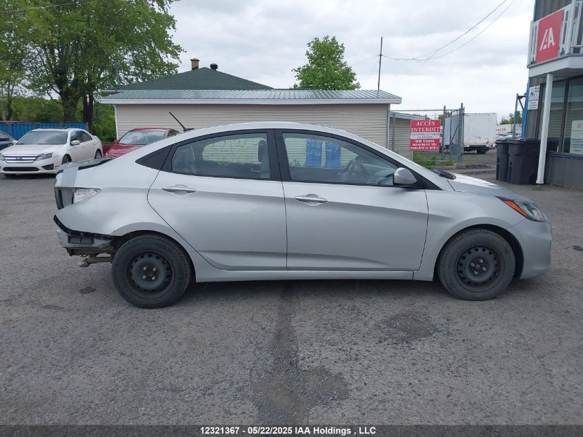 2014 Hyundai Accent Gl VIN: KMHCT4AE9EU662676 Lot: 12321367X