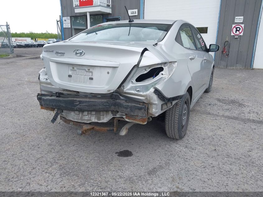 2014 Hyundai Accent Gl VIN: KMHCT4AE9EU662676 Lot: 12321367X