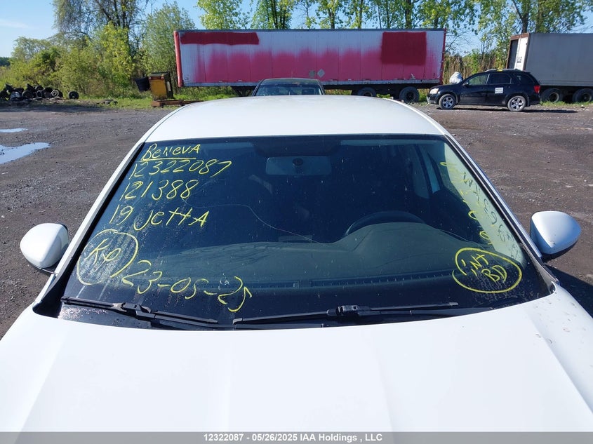 2019 Volkswagen Jetta 1.4 Tsi Comfortline VIN: 3VWN57BU1KM121388 Lot: 12322087X