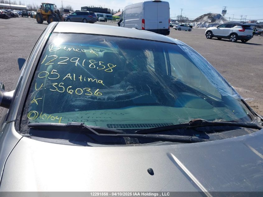 2005 Nissan Altima 2.5 S VIN: 1N4AL11D35C356036 Lot: 12291858X