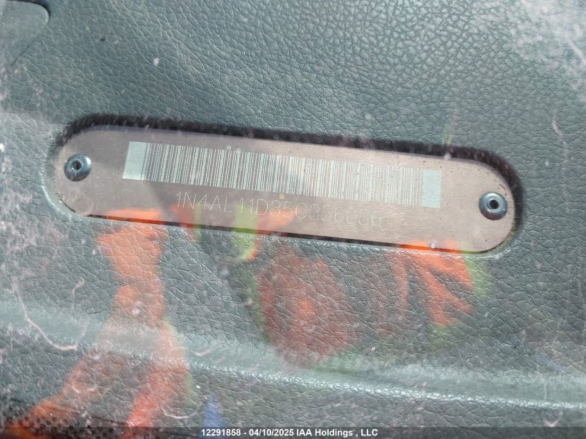 2005 Nissan Altima 2.5 S VIN: 1N4AL11D35C356036 Lot: 12291858X
