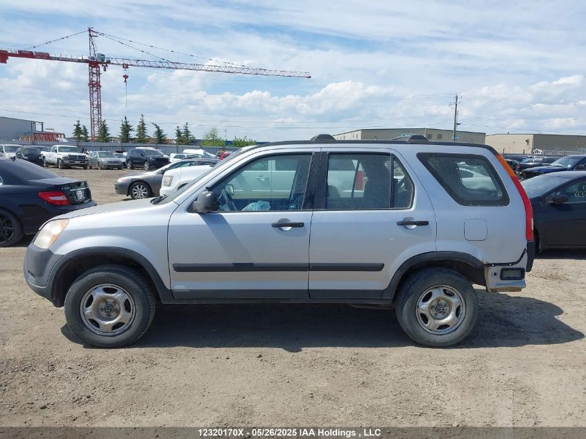 2004 Honda Cr-V Lx VIN: JHLRD78444C800996 Lot: 12320170X