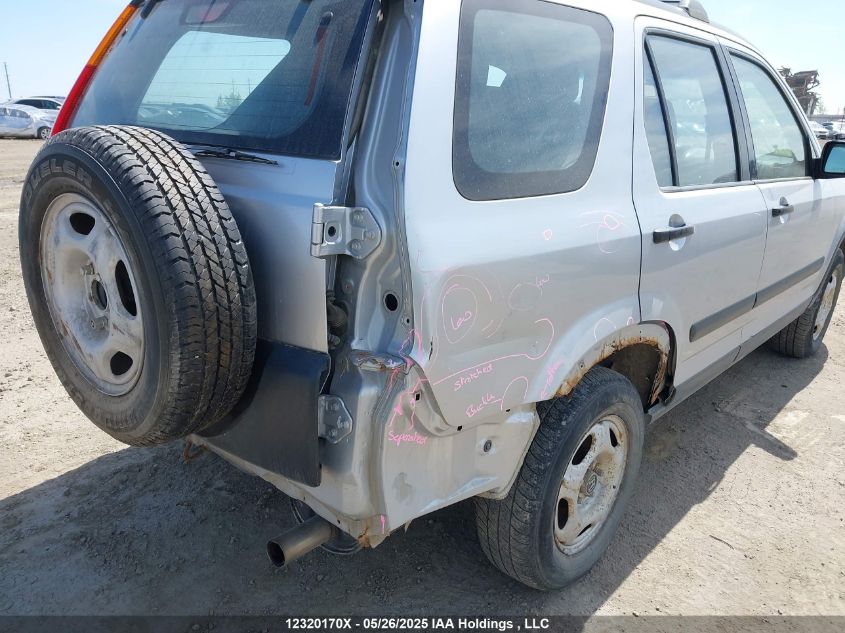 2004 Honda Cr-V Lx VIN: JHLRD78444C800996 Lot: 12320170X