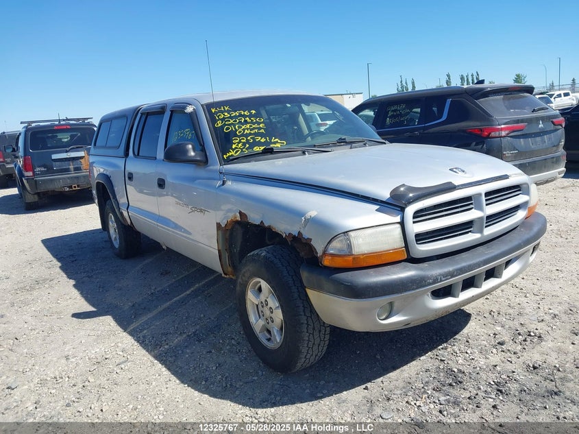 1B7HG2AX11S207850 2001 Dodge Dakota Quad auction photo 1