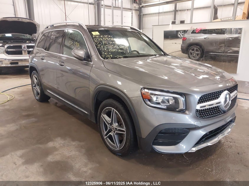 Auction sale of the 2021 MERCEDES BENZ GLB 250 , vin: W1N4M4HB3MW157987, lot number: 12325906
