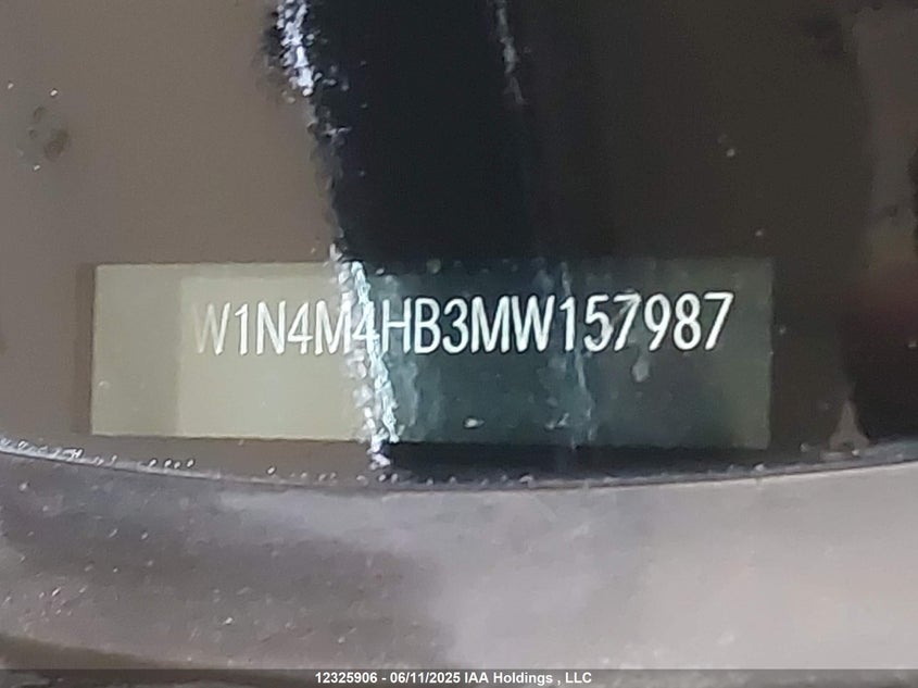 Auction sale of the 2021 MERCEDES BENZ GLB 250 , vin: W1N4M4HB3MW157987, lot number: 12325906