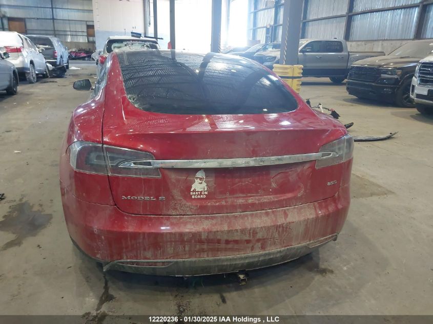 2015 Tesla Model S 70D/85D/P85D VIN: 5YJSA1H25FFP74837 Lot: 12220236X