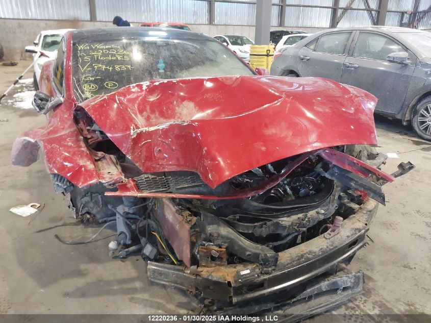 2015 Tesla Model S 70D/85D/P85D VIN: 5YJSA1H25FFP74837 Lot: 12220236X