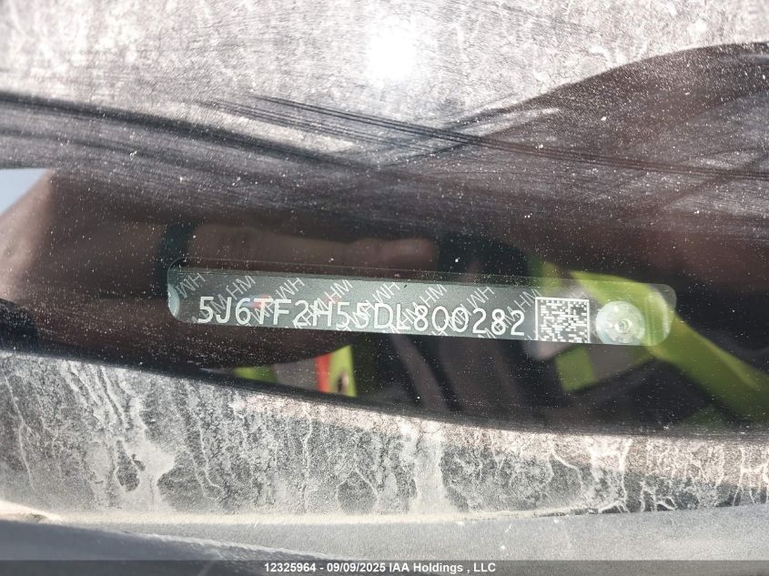 2013 Honda Crosstour Exl VIN: 5J6TF2H55DL800282 Lot: 12325964