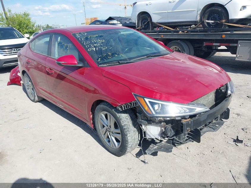 KMHD84LF2LU091377 2020 Hyundai Elantra auction photo 1