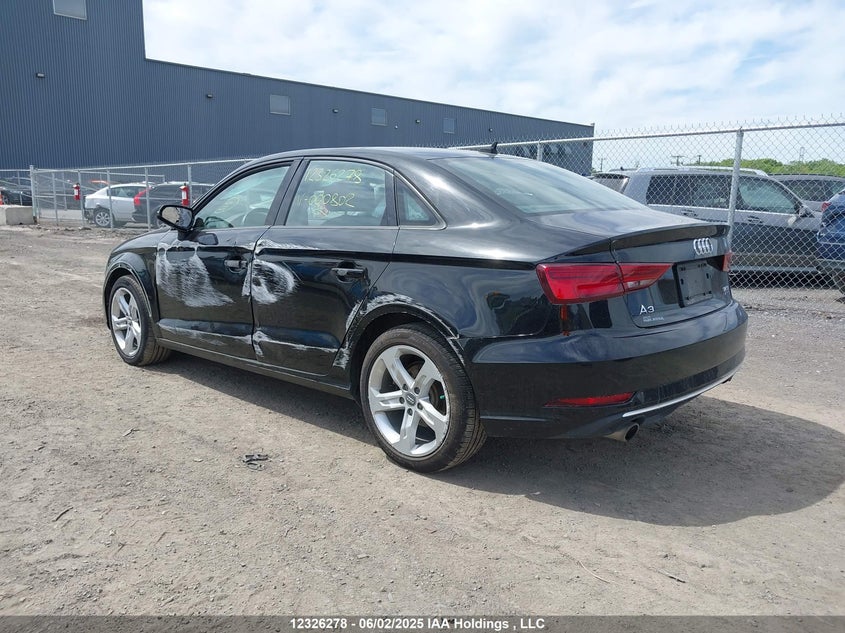 2018 Audi A3 VIN: WAUB8GFF3J1000802 Lot: 12326278