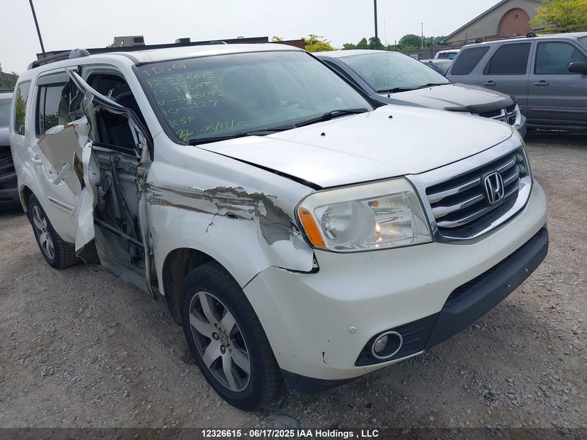 5FNYF4H98FB506195 2015 Honda Pilot Touring auction photo 1