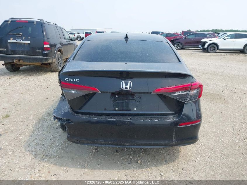 2022 Honda Civic Lx VIN: 2HGFE2F22NH124422 Lot: 12326728