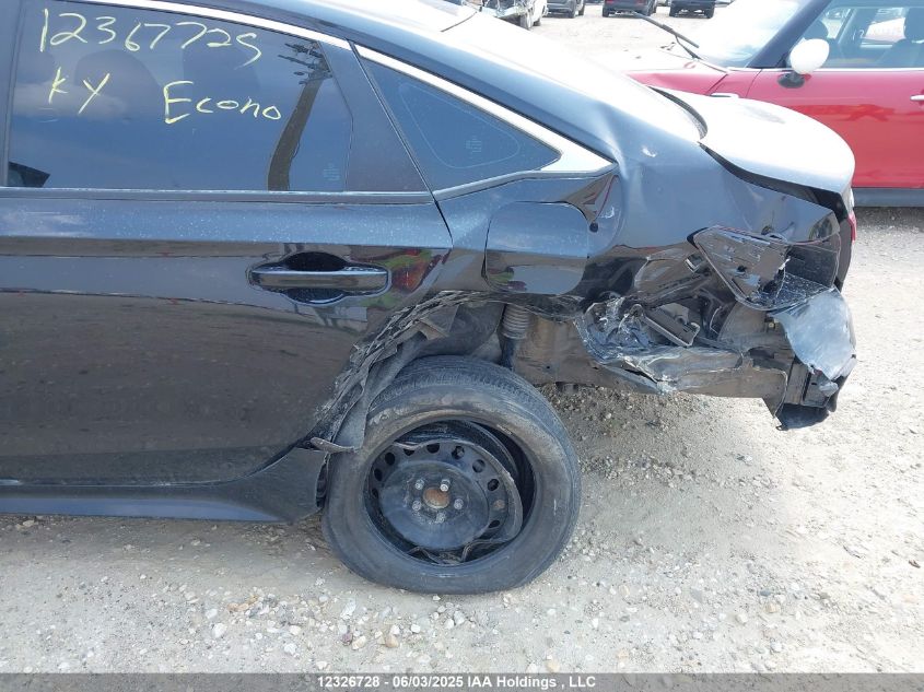 2022 Honda Civic Lx VIN: 2HGFE2F22NH124422 Lot: 12326728