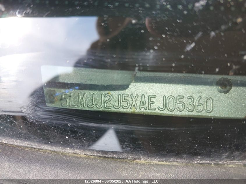 2010 Lincoln Navigator VIN: 5LMJJ2J5XAEJ05360 Lot: 12326804