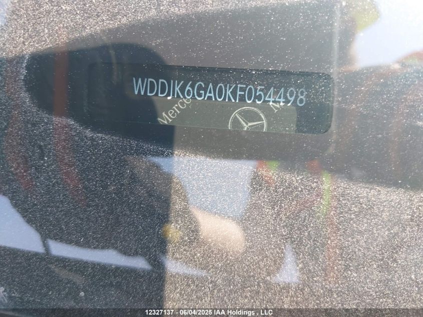 2019 Mercedes-Benz Sl 450 VIN: WDDJK6GA0KF054498 Lot: 12327137