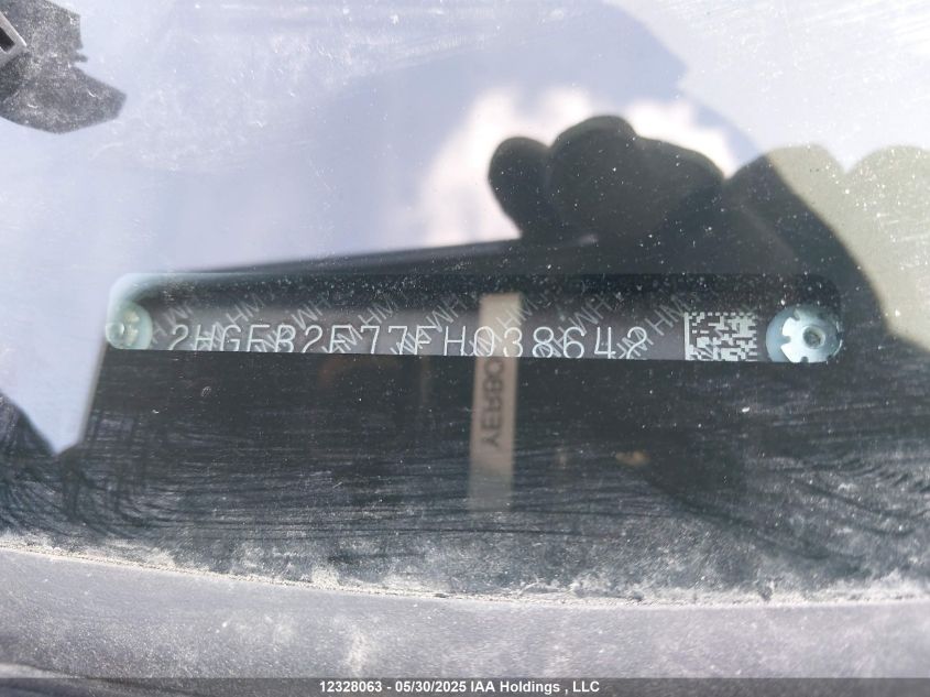 2014 Honda Civic VIN: 2HGFB2F77EH038642 Lot: 12328063