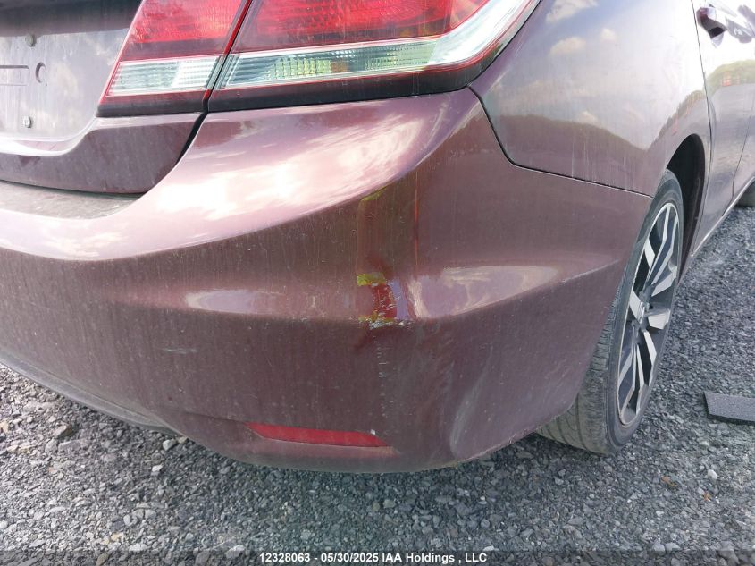 2014 Honda Civic VIN: 2HGFB2F77EH038642 Lot: 12328063