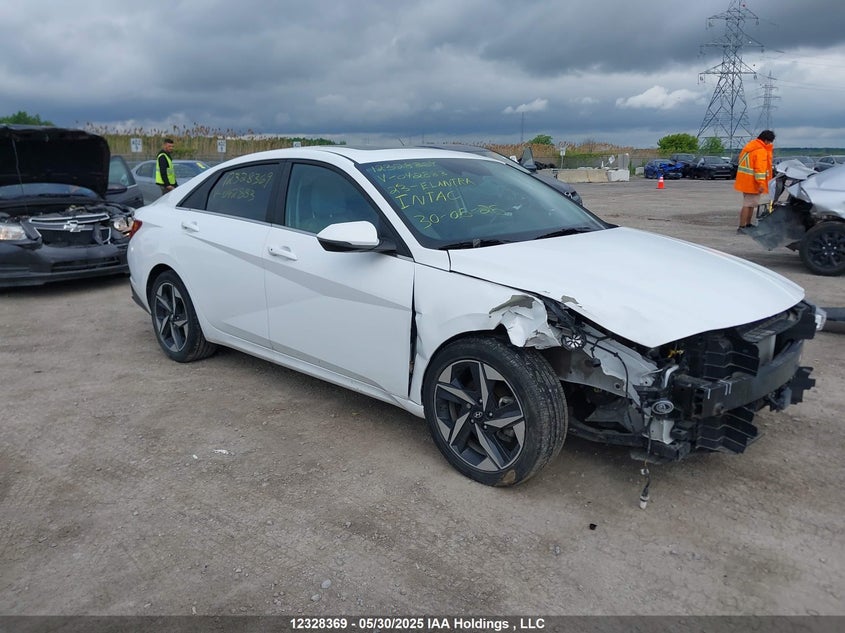 KMHLN4AJ1PU042883 2023 Hyundai Elantra Hybrid auction photo 1