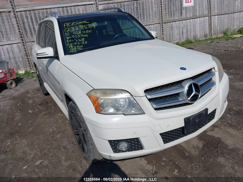 WDCGG8HB2AF453706 2010 Mercedes-Benz Glk 350 4Matic auction photo 1