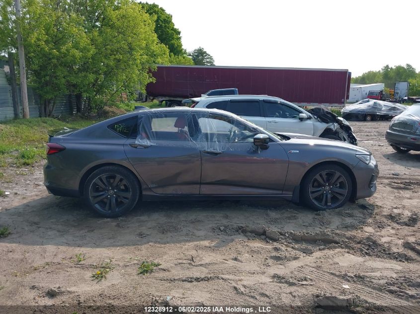 2021 Acura Tlx Tech A VIN: 19UUB6F52MA800673 Lot: 12328912
