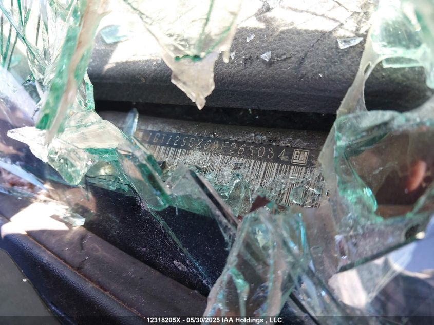 2011 GMC Sierra 2500Hd Denali VIN: 1GT125C86BF265034 Lot: 12318205X