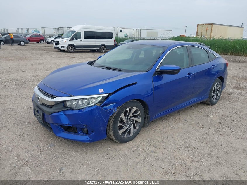 Vin: 2hgfc2f63jh031802, lot: 2701847, honda civic se 20182