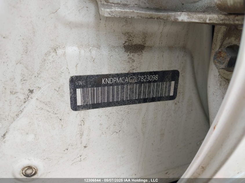 2020 Kia Sportage Lx/Lx Anniversary/Lx S VIN: KNDPMCAC2L7823098 Lot: 12306844X