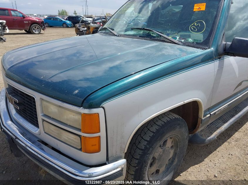 1997 GMC Suburban 1500 Sl VIN: 1GKEC16R9VJ745229 Lot: 12322887X