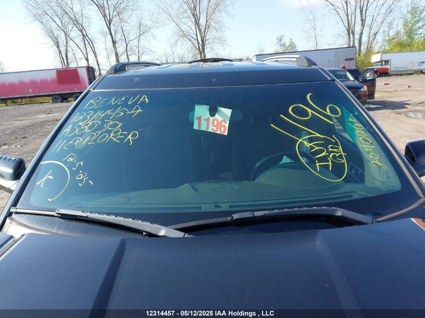 2011 Ford Explorer Xlt VIN: 1FMHK8D89BGA58030 Lot: 12314457X