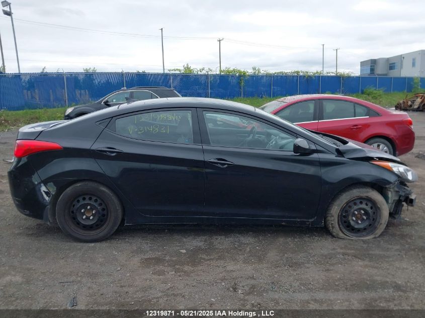 2013 Hyundai Elantra Gl VIN: 5NPDH4AE5DH314831 Lot: 12319871X