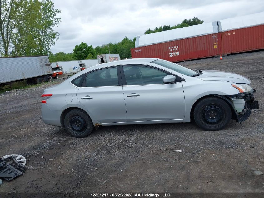 2014 Nissan Sentra 1.8 S/1.8 Sl/1.8 Sr/1.8 Sv VIN: 3N1AB7AP4EL639823 Lot: 12321217X