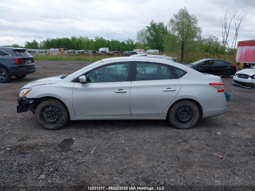 2014 Nissan Sentra 1.8 S/1.8 Sl/1.8 Sr/1.8 Sv VIN: 3N1AB7AP4EL639823 Lot: 12321217X