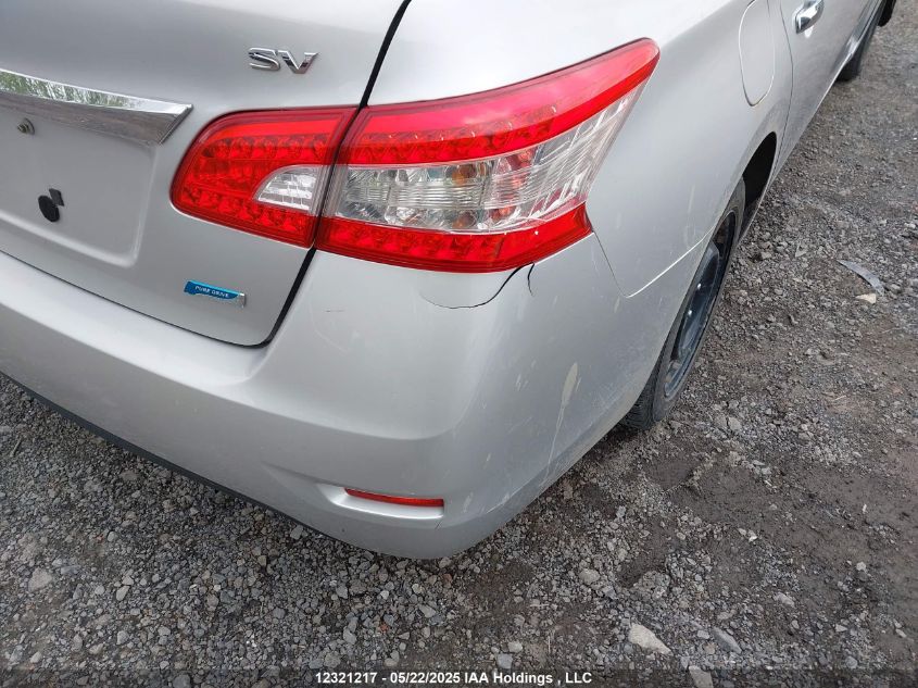 2014 Nissan Sentra 1.8 S/1.8 Sl/1.8 Sr/1.8 Sv VIN: 3N1AB7AP4EL639823 Lot: 12321217X