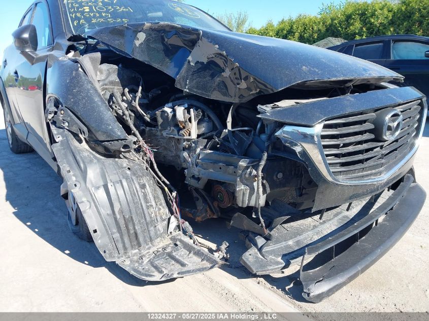 2016 Mazda Cx-3 Gx VIN: JM1DKBB73G0103361 Lot: 12324327X