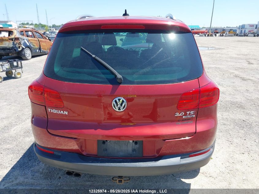 2015 Volkswagen Tiguan Comfortline/Highline/Special Edition/Trendline VIN: WVGJV7AX5FW033815 Lot: 12325974X