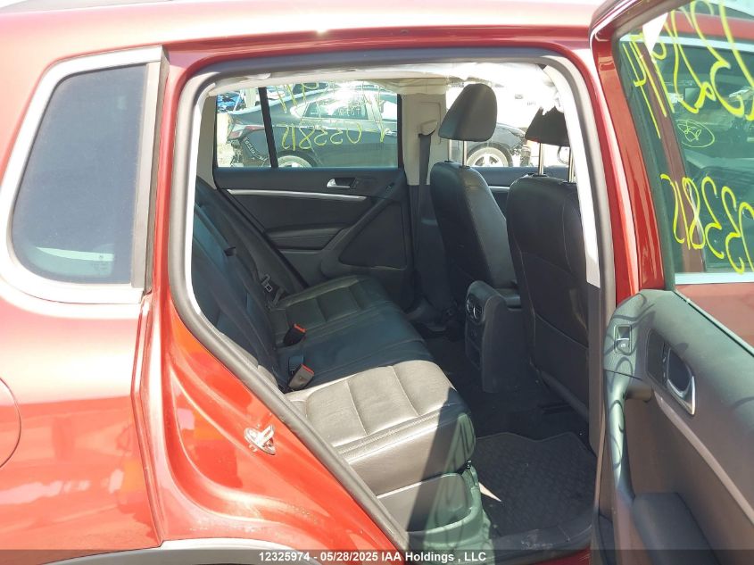 2015 Volkswagen Tiguan Comfortline/Highline/Special Edition/Trendline VIN: WVGJV7AX5FW033815 Lot: 12325974X