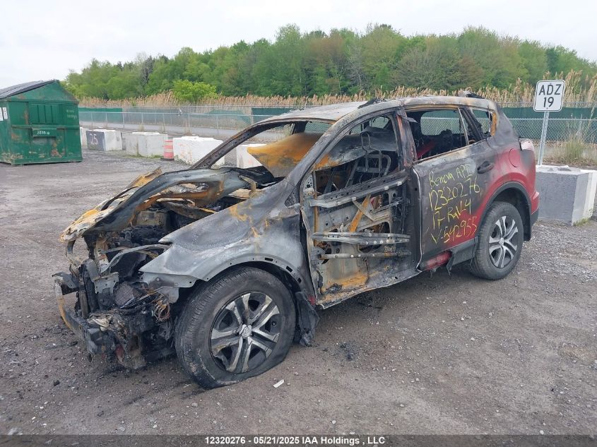 2017 Toyota Rav4 Le VIN: 2T3BFREV8HW542955 Lot: 12320276X