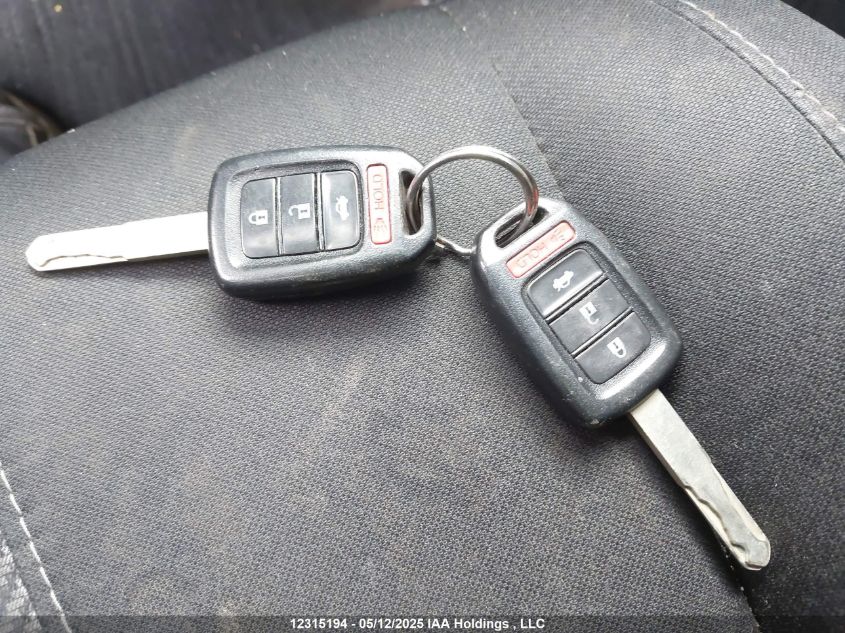 2017 Honda Civic Lx VIN: 2HGFC2F58HH031859 Lot: 12315194X