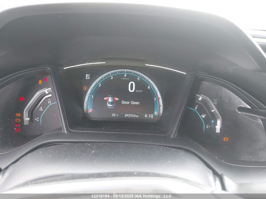 2017 Honda Civic Lx VIN: 2HGFC2F58HH031859 Lot: 12315194X