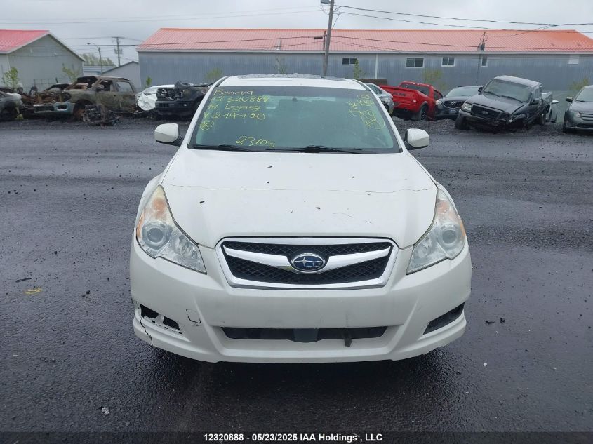2011 Subaru Legacy 2.5I Premium VIN: 4S3BMGG61B3214190 Lot: 12320888X