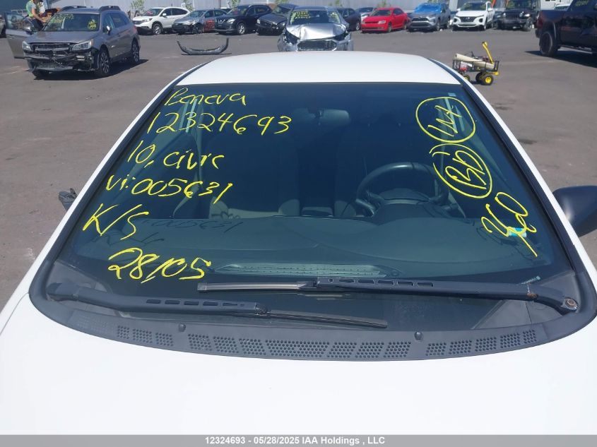 2010 Honda Civic Dx-G VIN: 2HGFG1B31AH005631 Lot: 12324693X